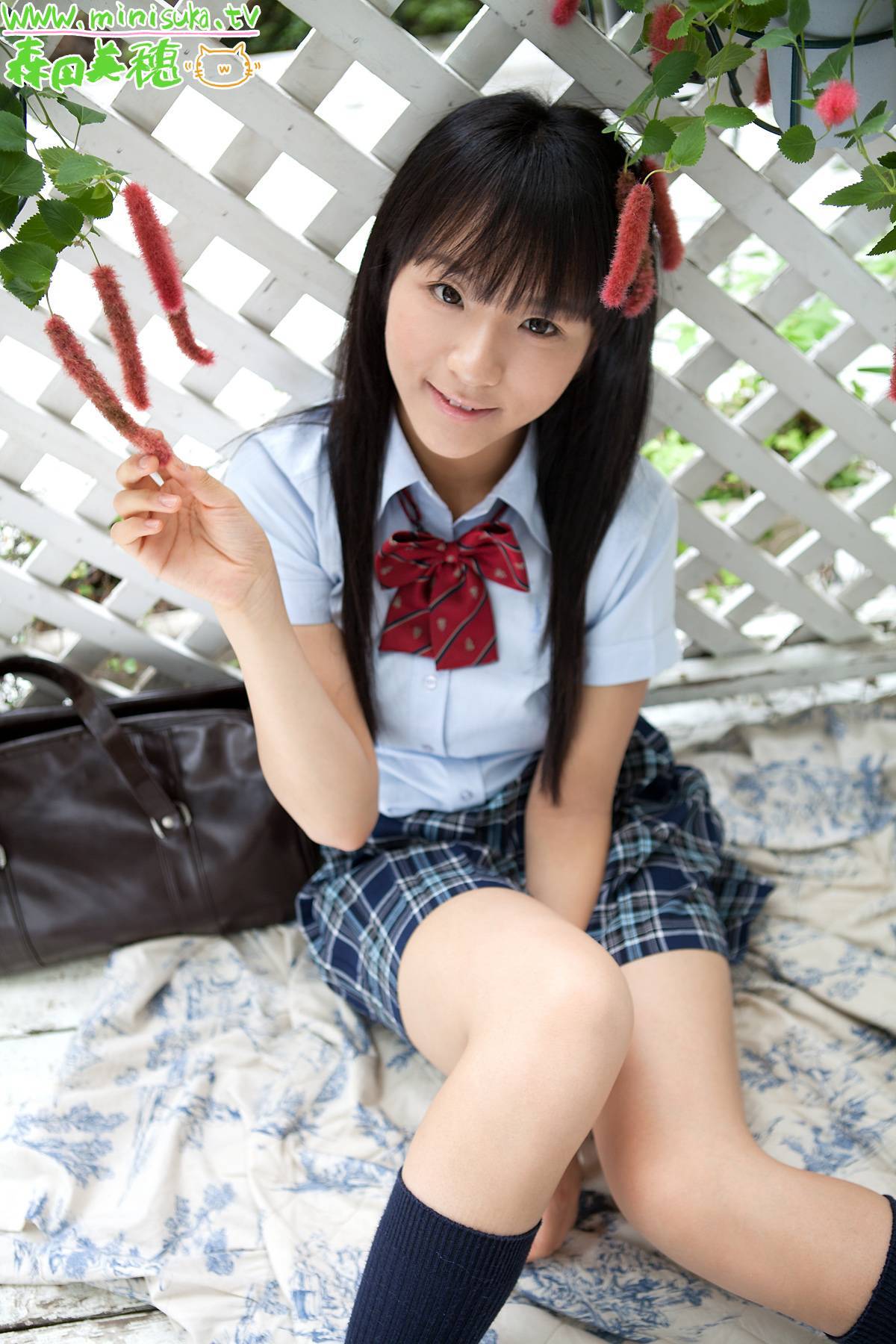 森田美穂 (1) [Minisuka.tv] 现役女子高生 Miho Morita 日本美女写真